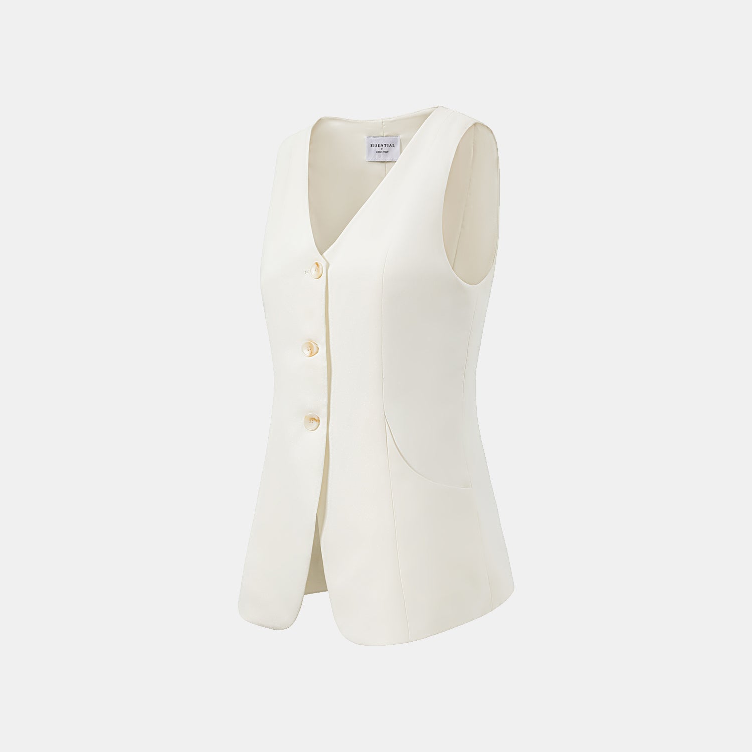 "Speak Sleek" 奢華特殊岩紋肌理西裝馬甲背心—First Light初曦