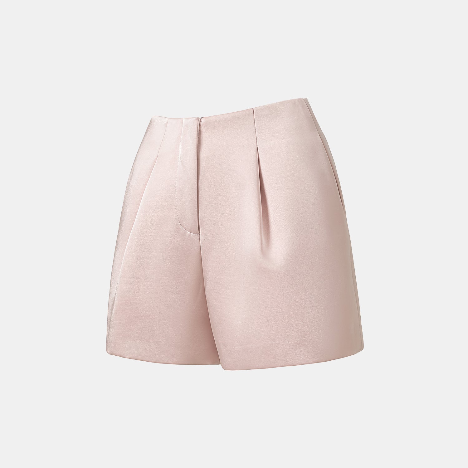 "Weekend at Monaco." 重磅緞面短褲 — Pink