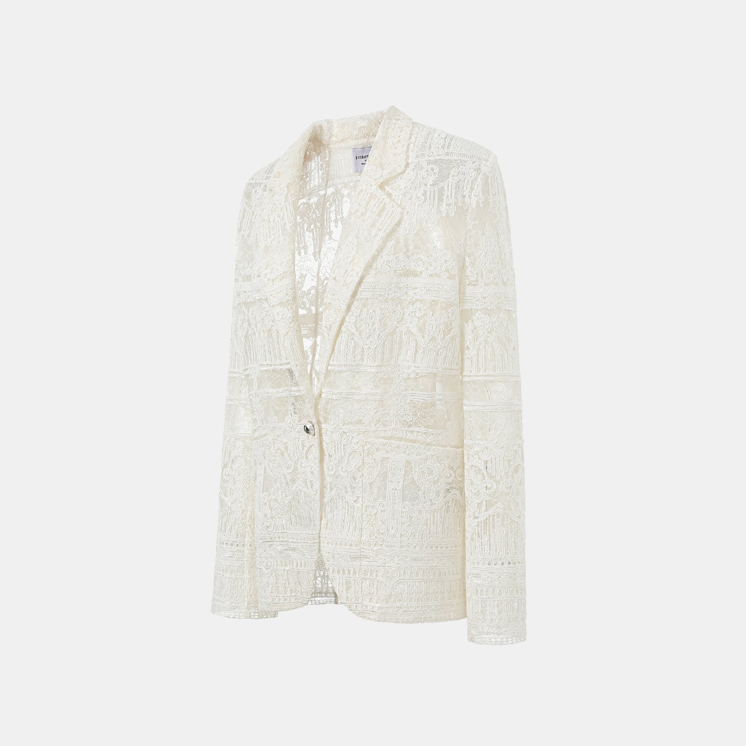 “Weekend At Monaco."鏤空刻花工藝蕾絲oversized西裝外套—NookLume 隅光
