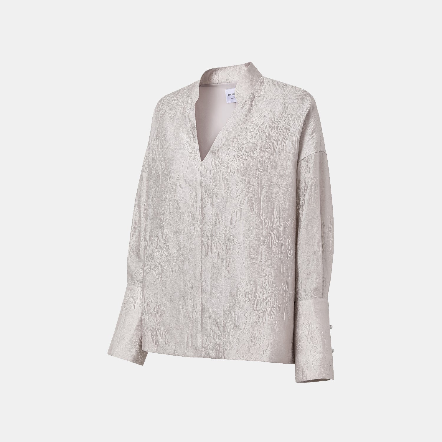 “春意” 立體提花輕國風Oversized罩衫—煙霞醉步