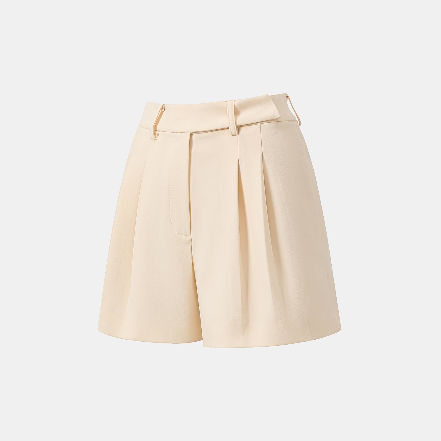 "Weekend at Monaco." 義大利肌理面料短褲—Beige