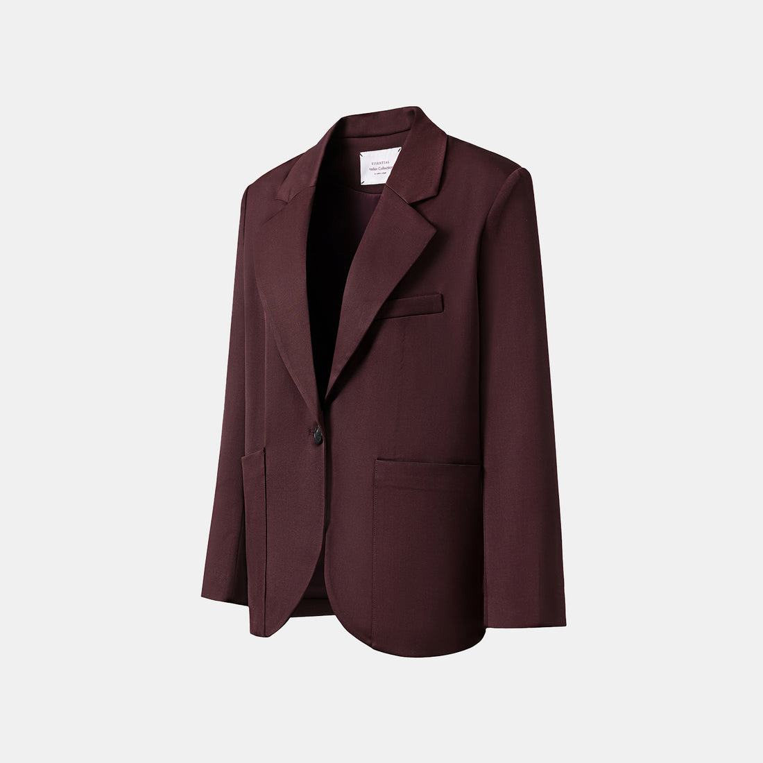 “Westminster Weekdays." 義大利頂級羊毛西裝外套—Merlot Burgundy梅洛紅酒
