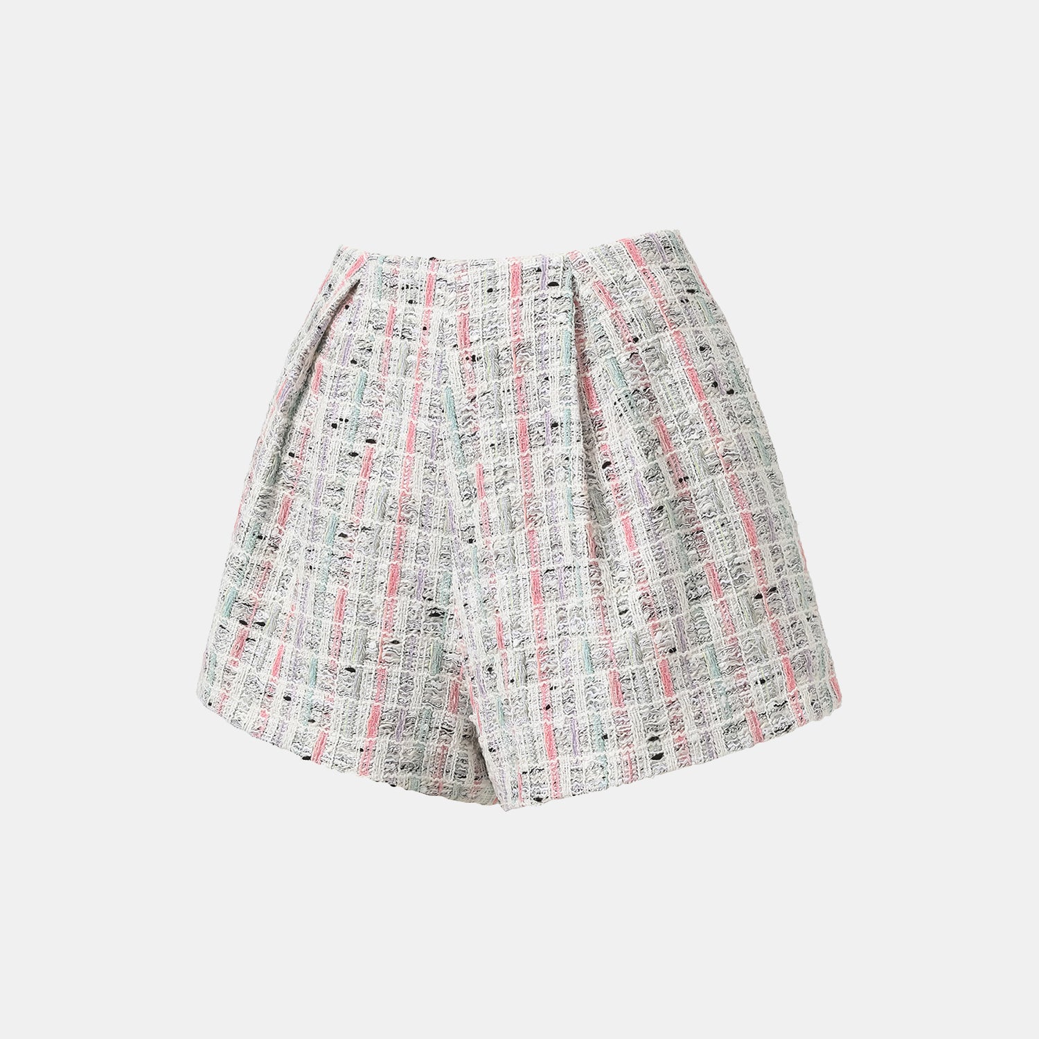 "Arcade of CherJoy Atelier." 法國夏日輕薄花呢短褲