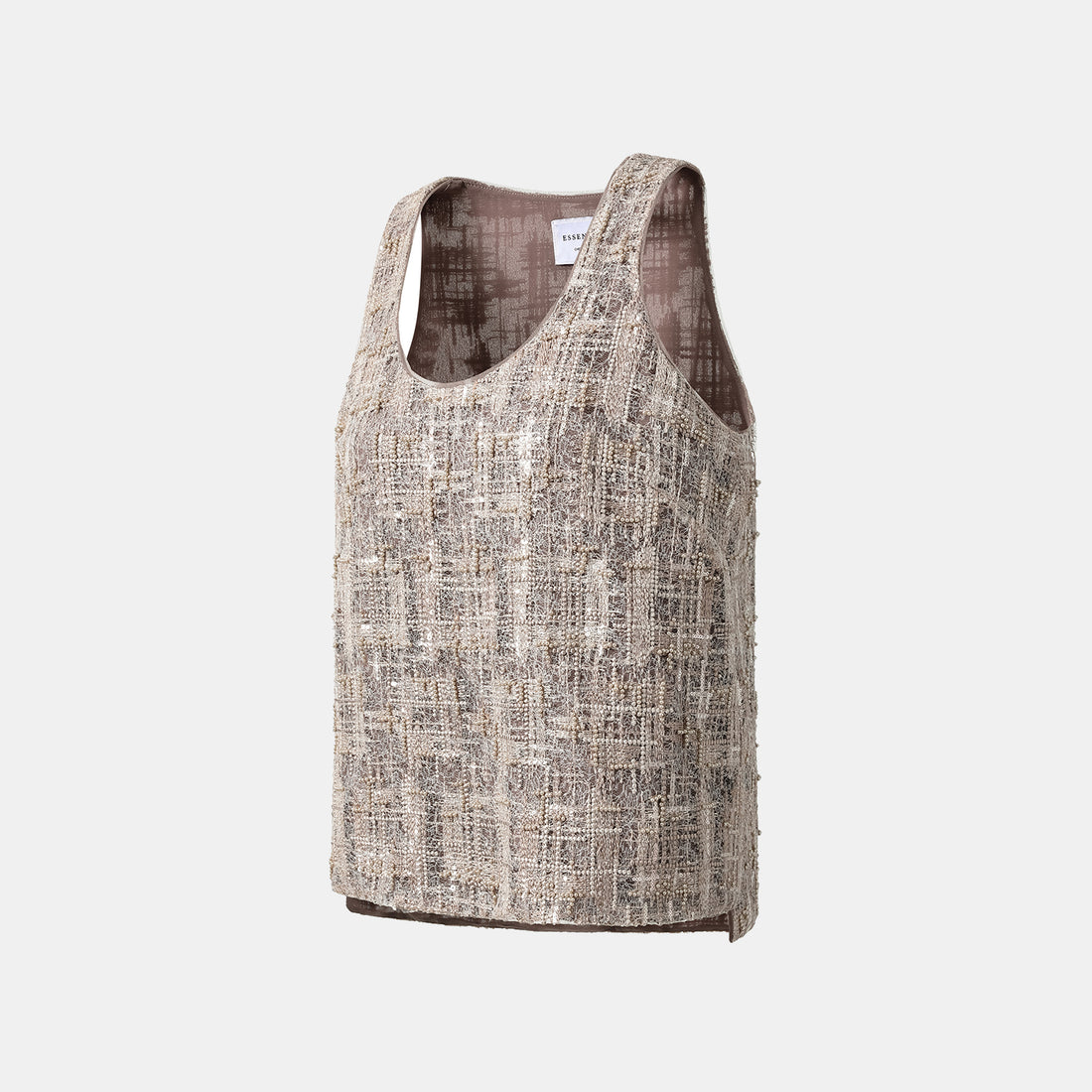 "Brunch at Ritz." 奢華蕾絲畫藝珠繡背心—The Gilded Kiss克林姆之吻