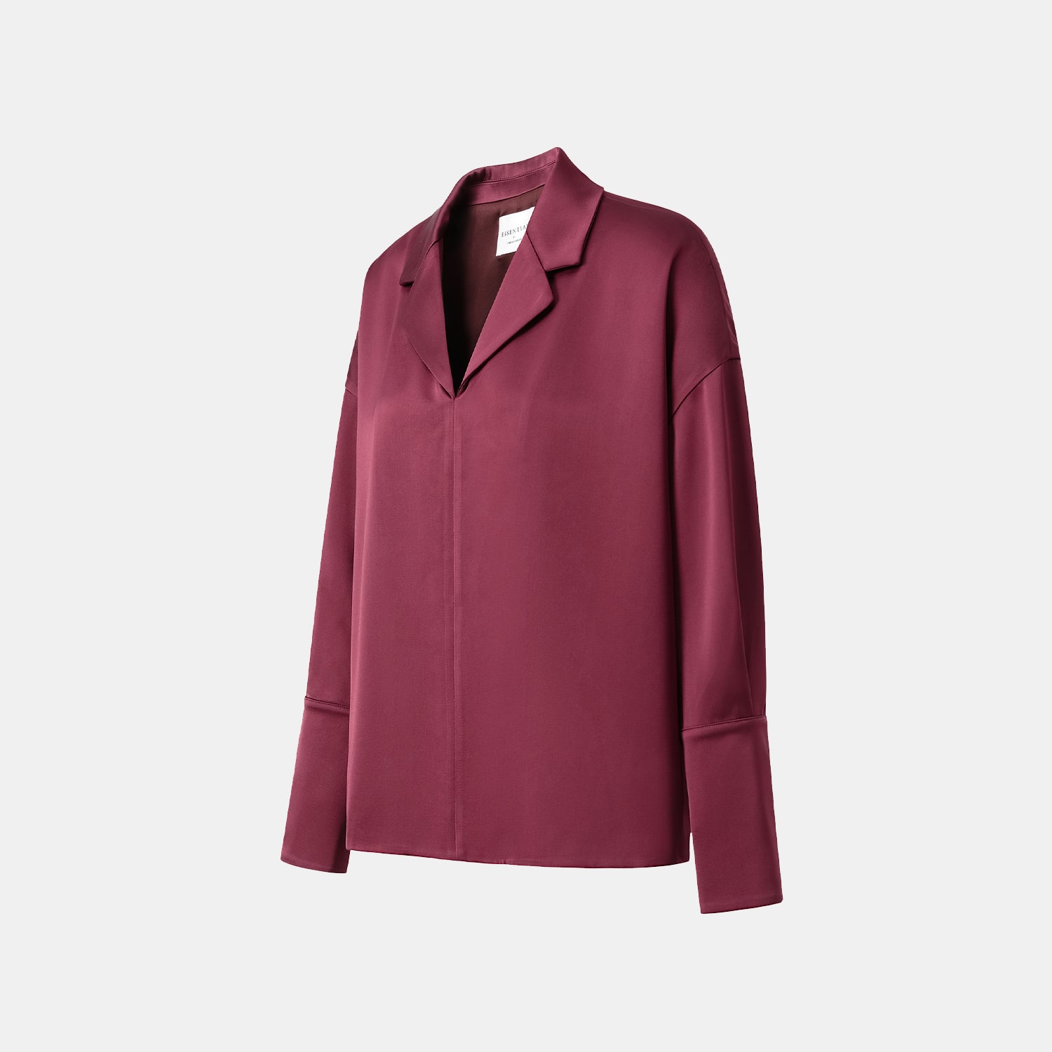 "Easy-go Chic" Heavy Acetate Smock - Velvet Purple 