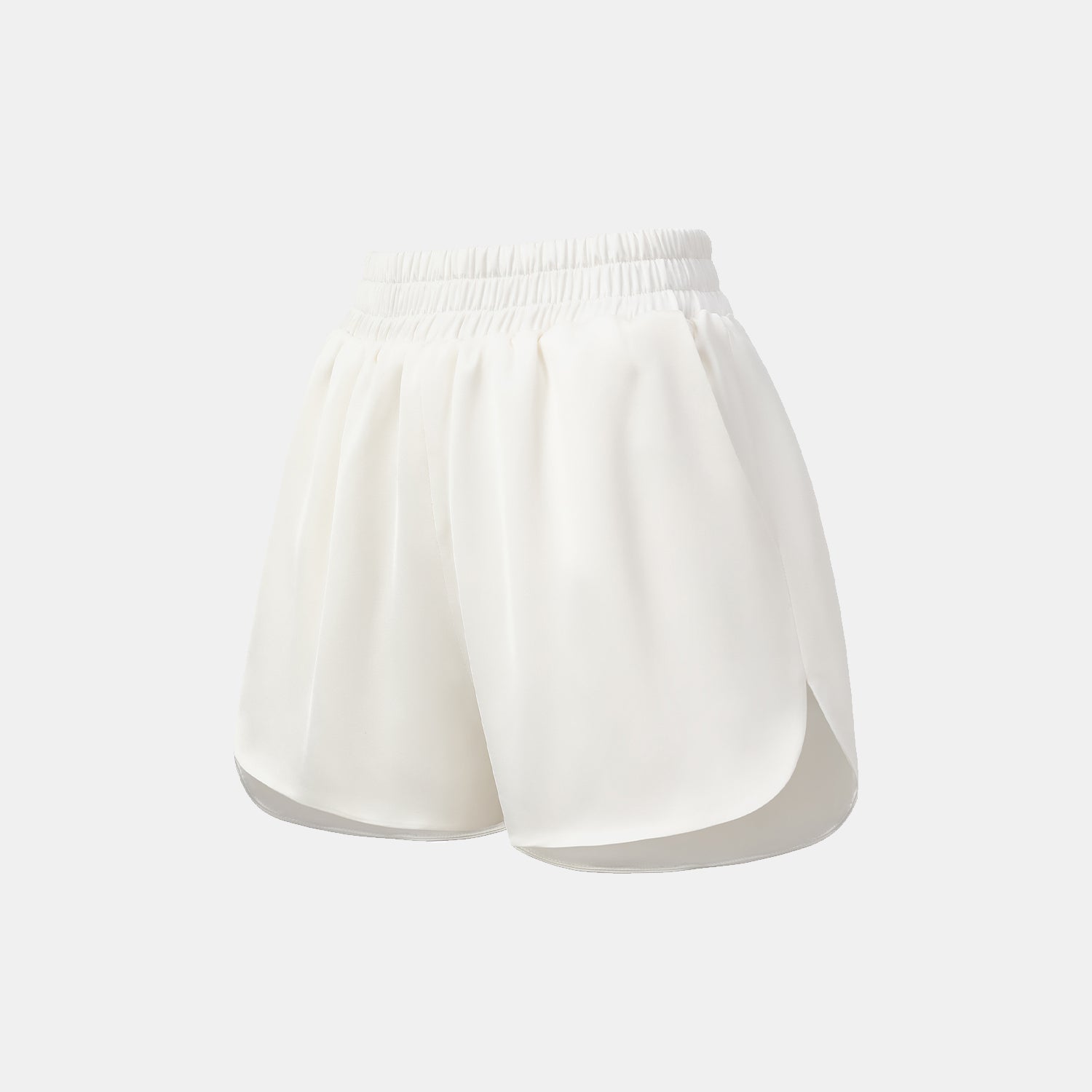 “Easy-go Chic” 重磅醋酸休閒短褲—簡光白