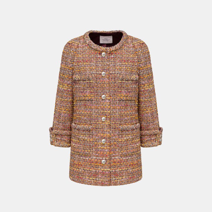 “Sloane Ave."法國高級訂製立體彩絮經典No.5花呢外套—Provence Sunlight南法日光