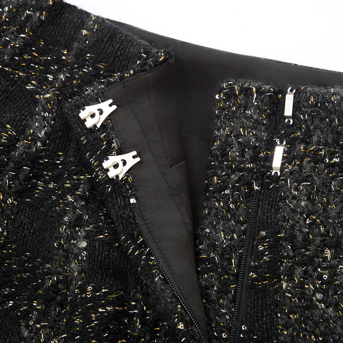 “Chelsea tea time.”義大利頂級初剪羊毛燦金星點花呢長褲—Cosmic Bloom星河煙花