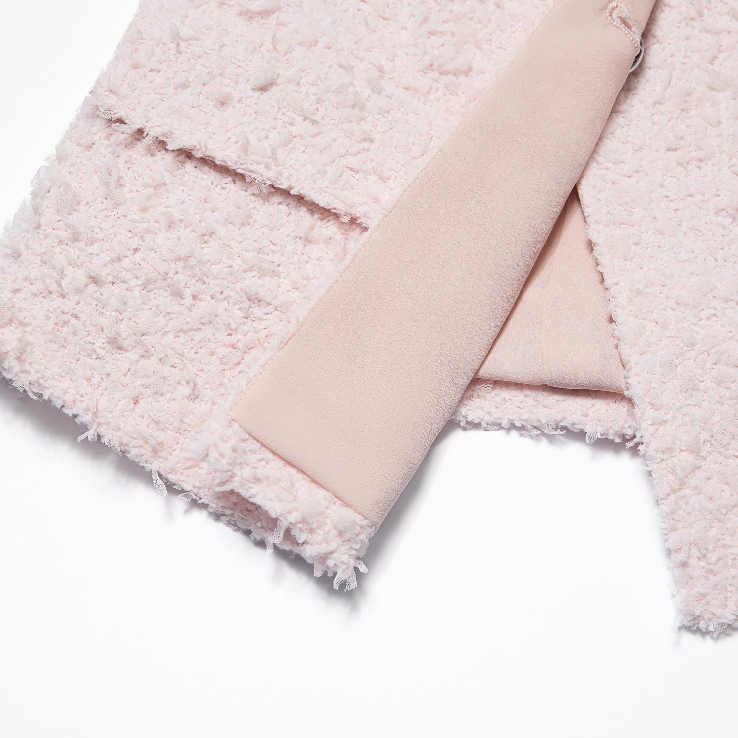 "Westminster Weekdays"義大利立體羽瓣飛紗花呢西裝馬甲背心—Petal Dream霧花輕眠