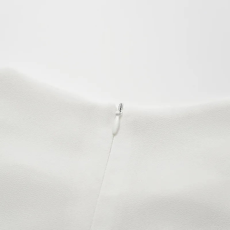 "Easy-Go Chic" Chiffon Tank Top — White 