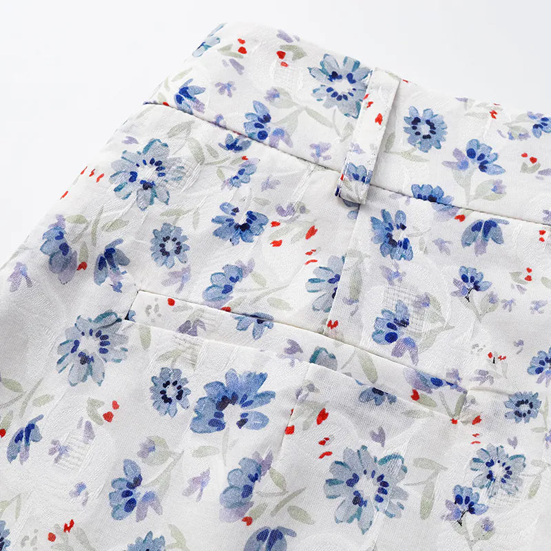 "Lazy and Pretty" Italian Print Shorts 