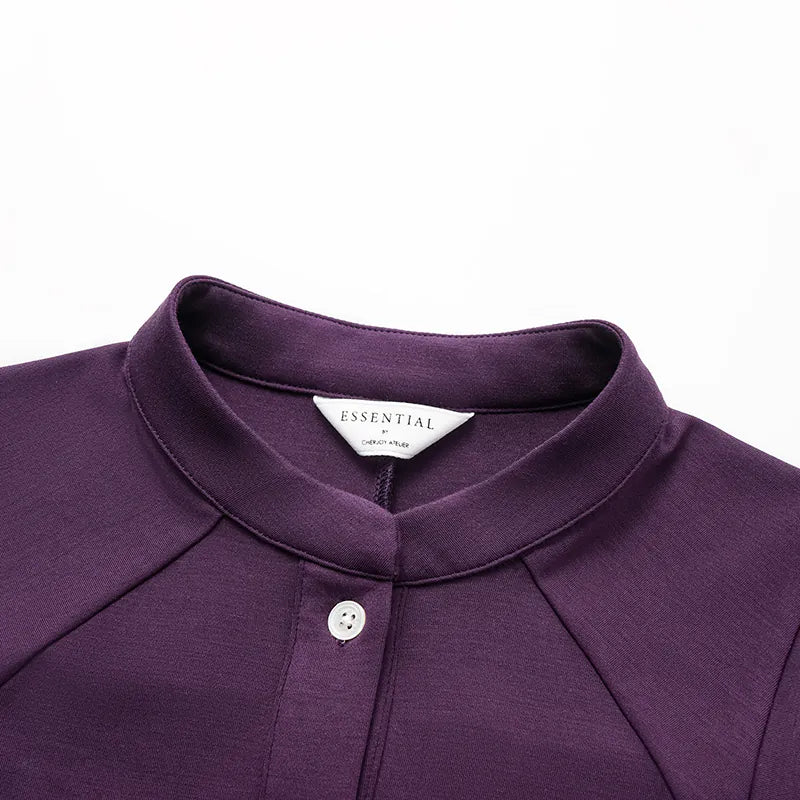 "Exquisite Daily" Ultra-soft Modal Vest - Grape Purple 