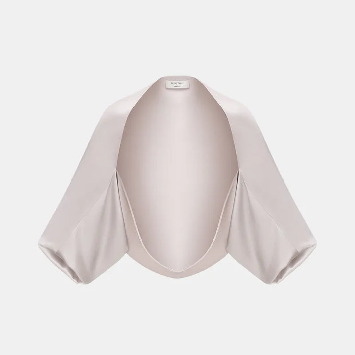 "Summer Diary" acetate shawl - silvery white 