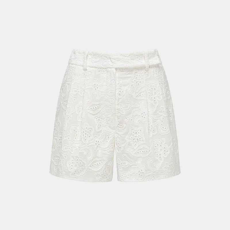 “慵懶俏麗”日本立體蕾絲短褲