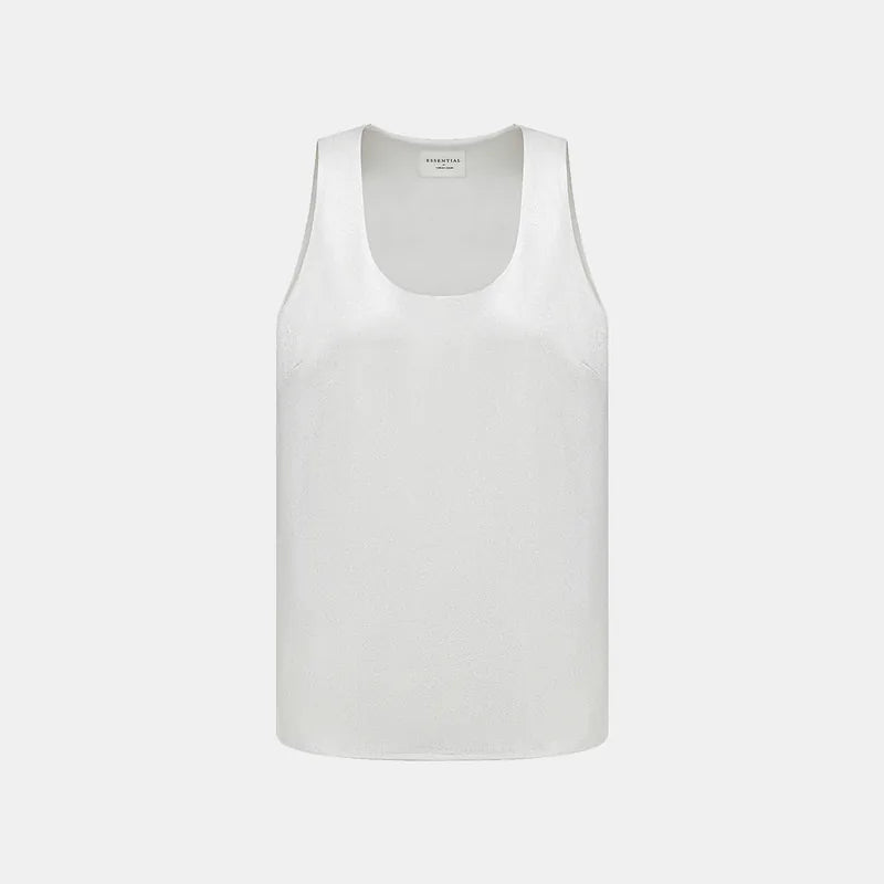 'Easy Go Chic' acetate vest — Silver 