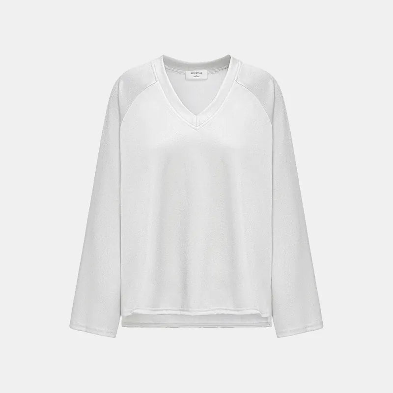 'Easy Go Chic' acetate jersey top — Silver 