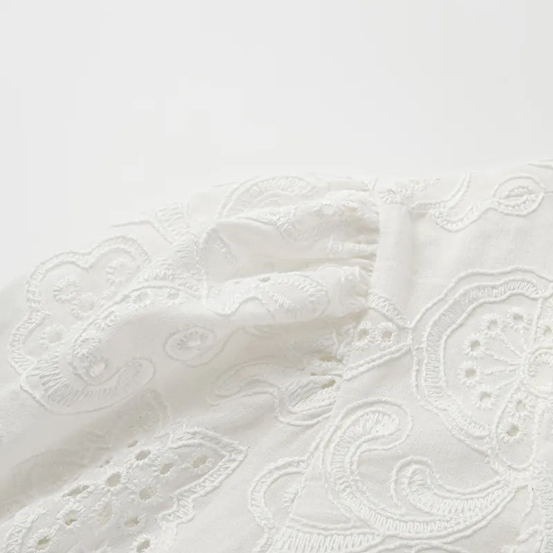 "Lazy and Pretty" Japanese 3D Lace Shirt 