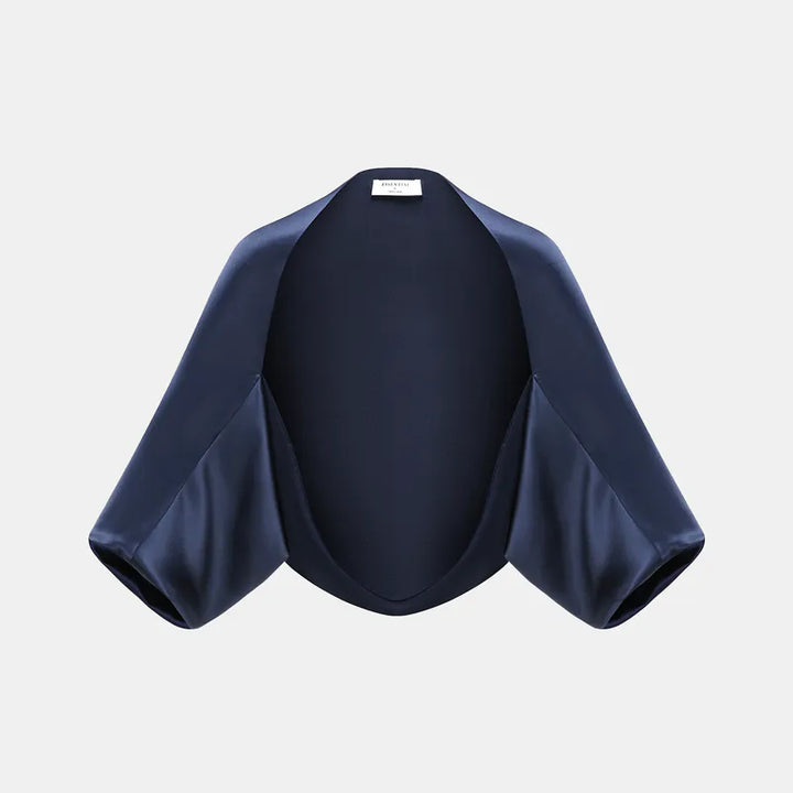 "Summer Diary" acetate cape — midnight blue 