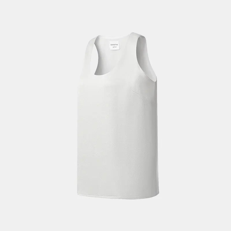 'Easy Go Chic' acetate vest — Silver 