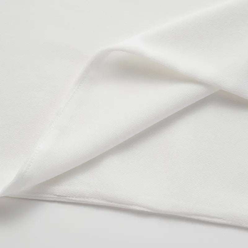 "Easy-Go Chic" Chiffon Tank Top — White 