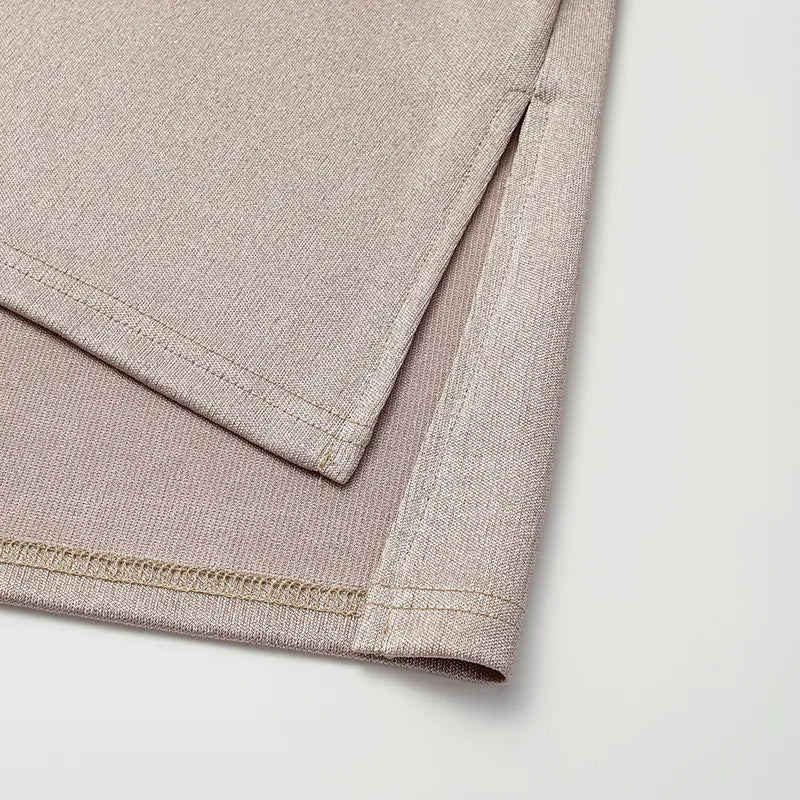 “Easy Go Chic” 醋酸針織面料外衫 — 咖啡