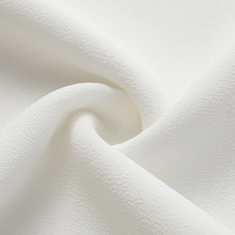 "Easy-Go Chic" Chiffon Tank Top — White 