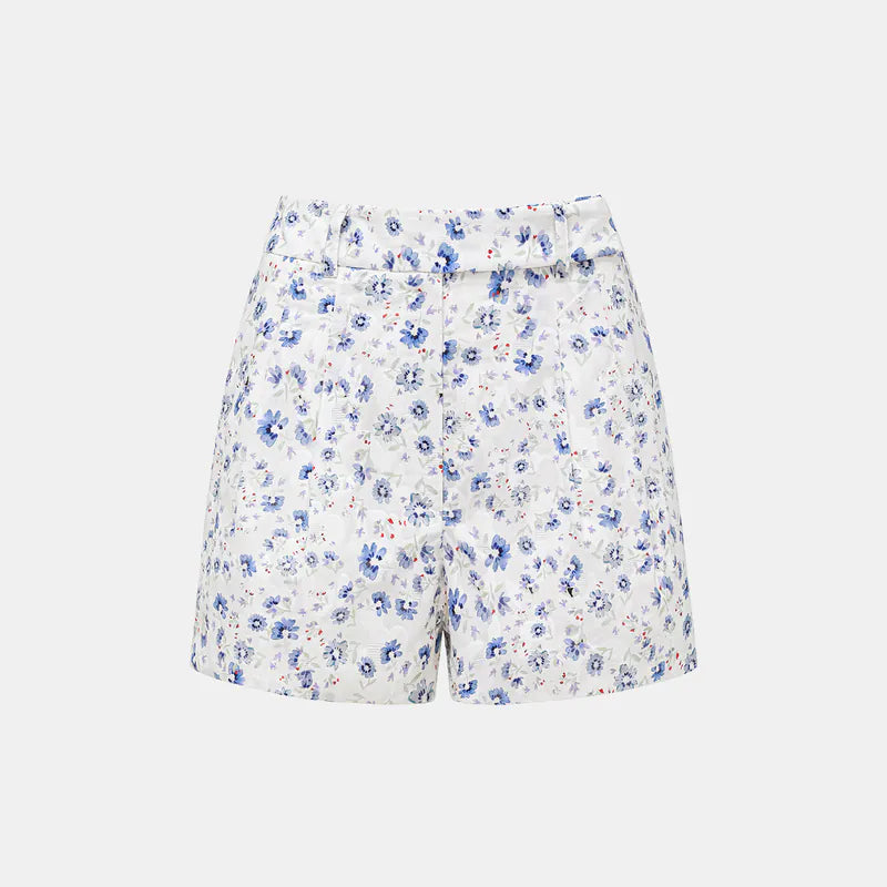 "Lazy and Pretty" Italian Print Shorts 