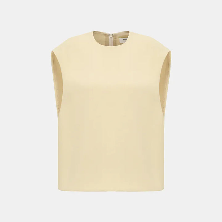 “Easy-Go Chic”  雪紡背心— 沙色