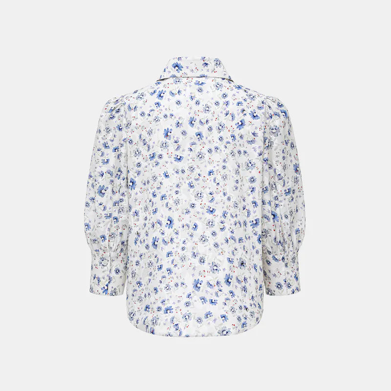 "Lazy and Pretty" Italian Print Shirt 