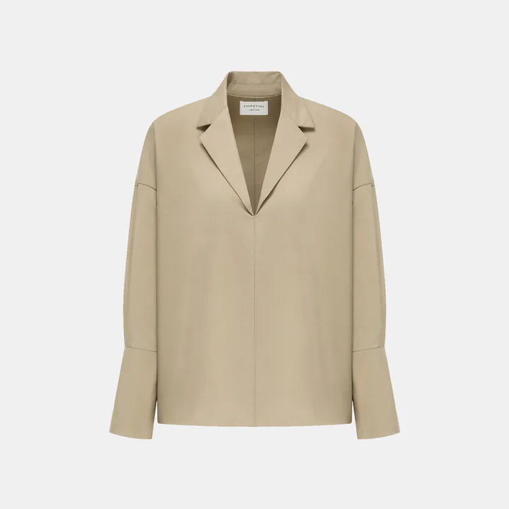 “Easy-go Chic”  休閒罩衫 — 沙丘色