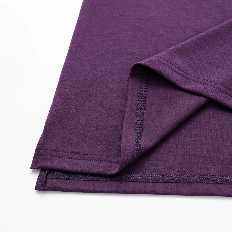 "Exquisite Daily" Ultra-soft Modal Vest - Grape Purple 