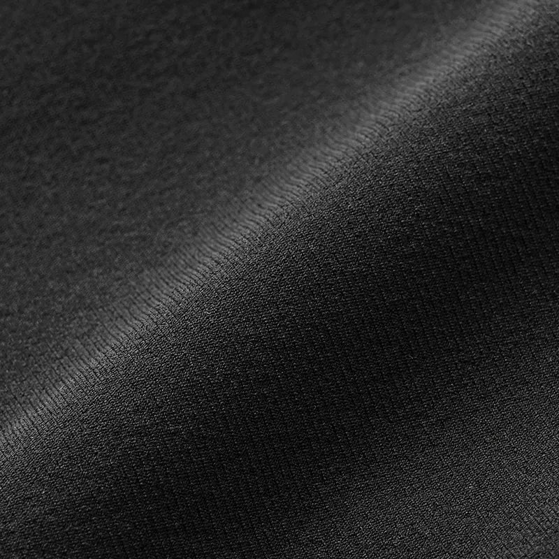 "Essential Golf Collection" High-Tech Sun Protection (UV 50+) Fabric Zipper Waist Vest - Black 