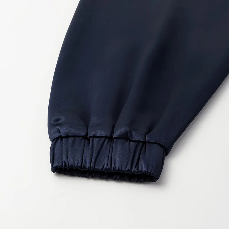 "Summer Diary" acetate cape — midnight blue 