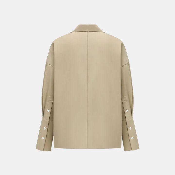 “Easy-go Chic”  休閒罩衫 — 沙丘色