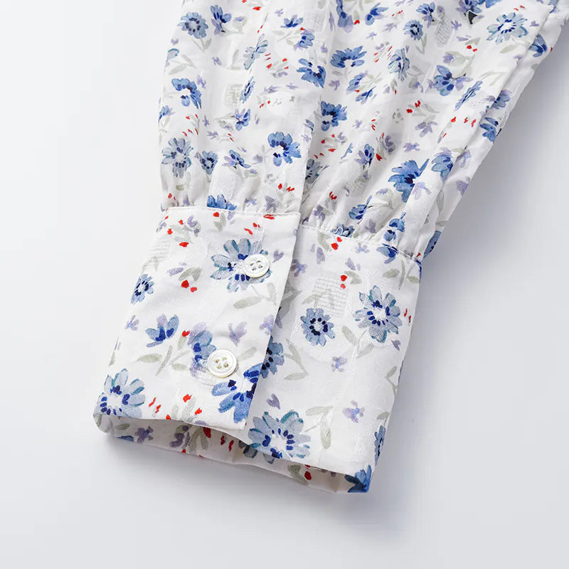 "Lazy and Pretty" Italian Print Shirt 