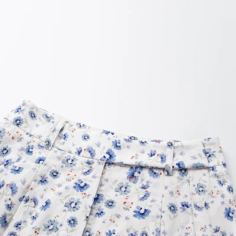 "Lazy and Pretty" Italian Print Shorts 