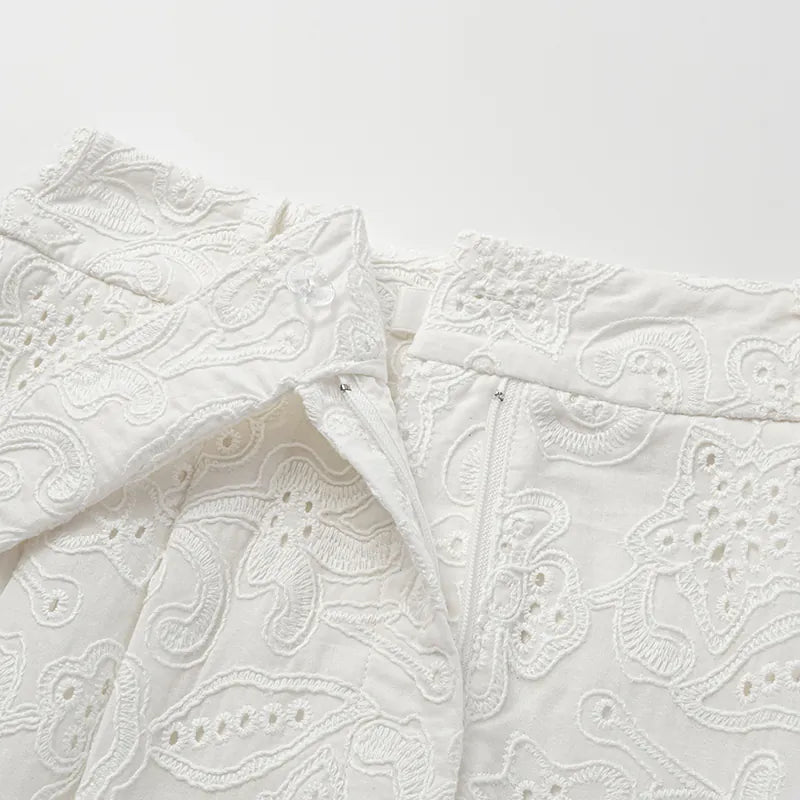 “慵懶俏麗”日本立體蕾絲短褲