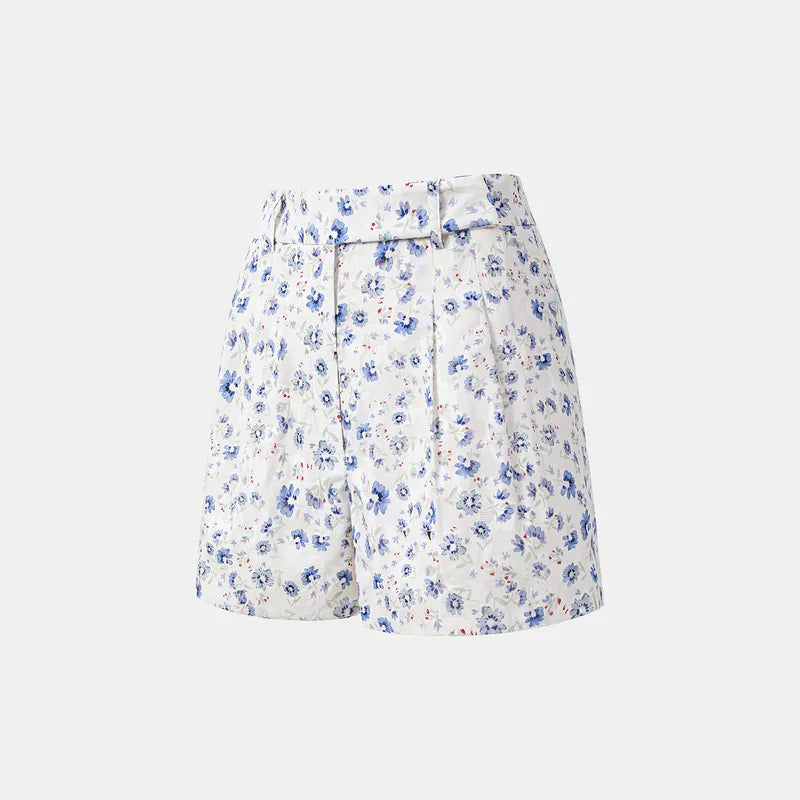"Lazy and Pretty" Italian Print Shorts 