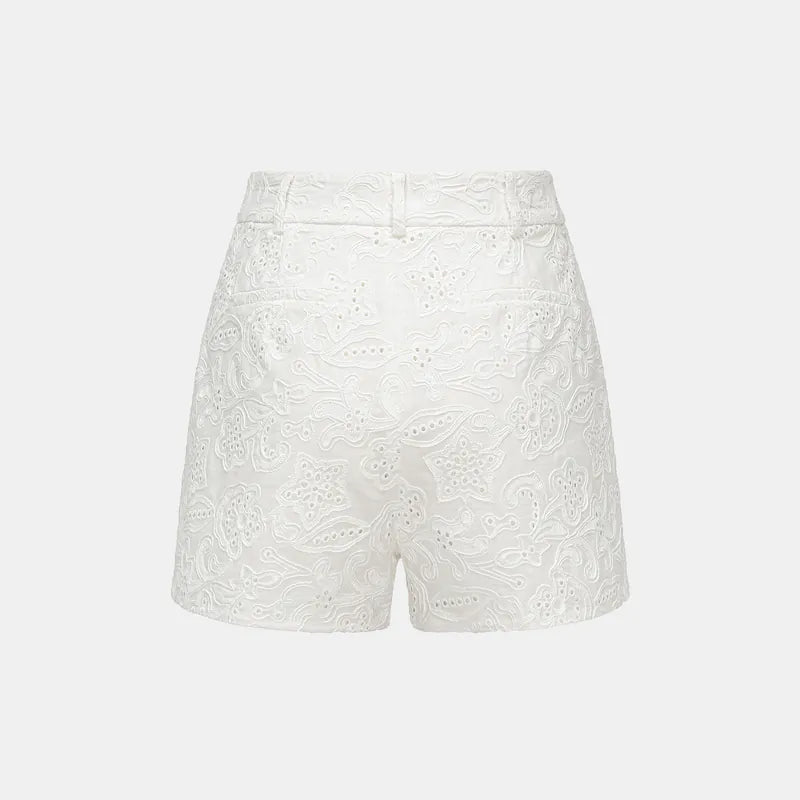 “慵懶俏麗”日本立體蕾絲短褲