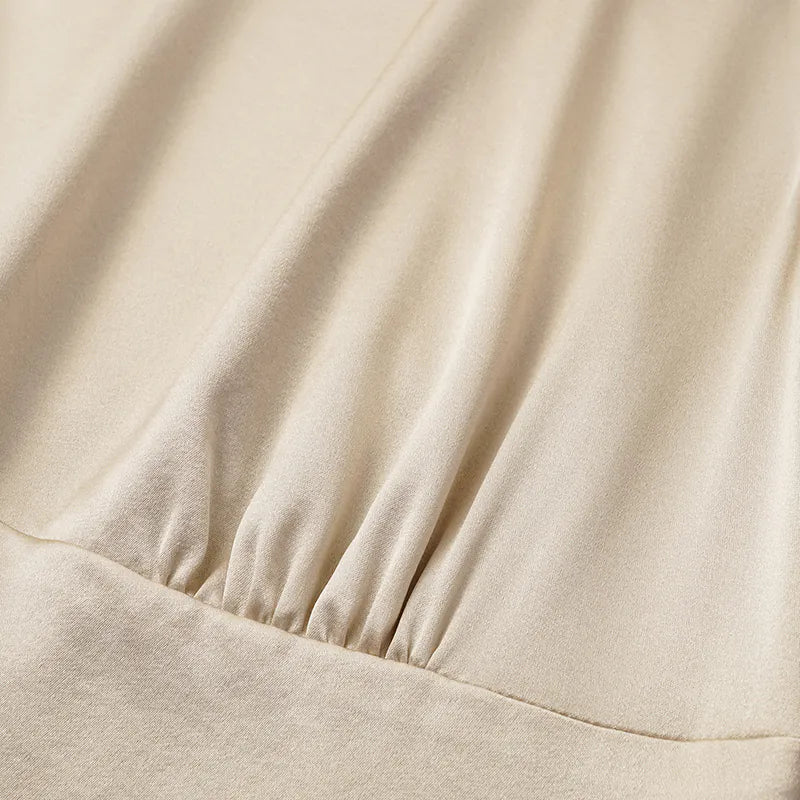 Silk 3D Cut Top - Matt Gold 