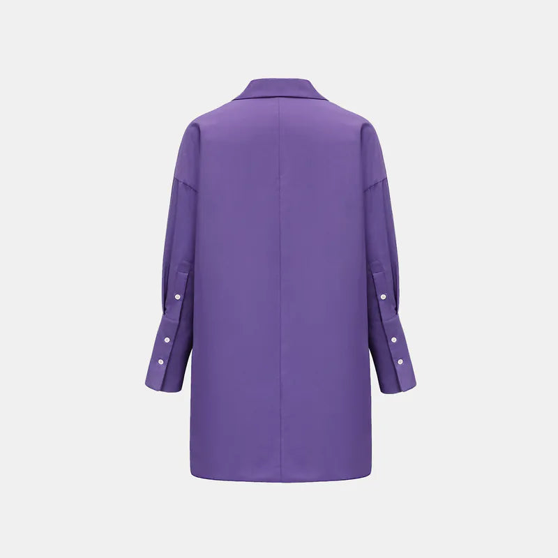 “Easy-go Chic” Loose Casual Dress — Violet 