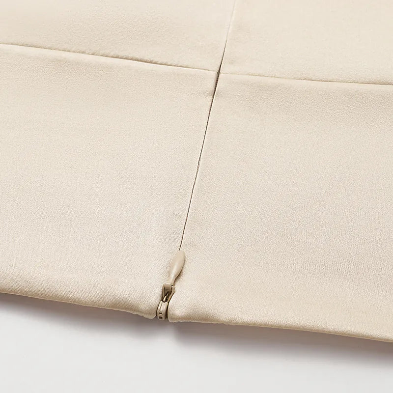 Silk 3D Cut Top - Matt Gold 