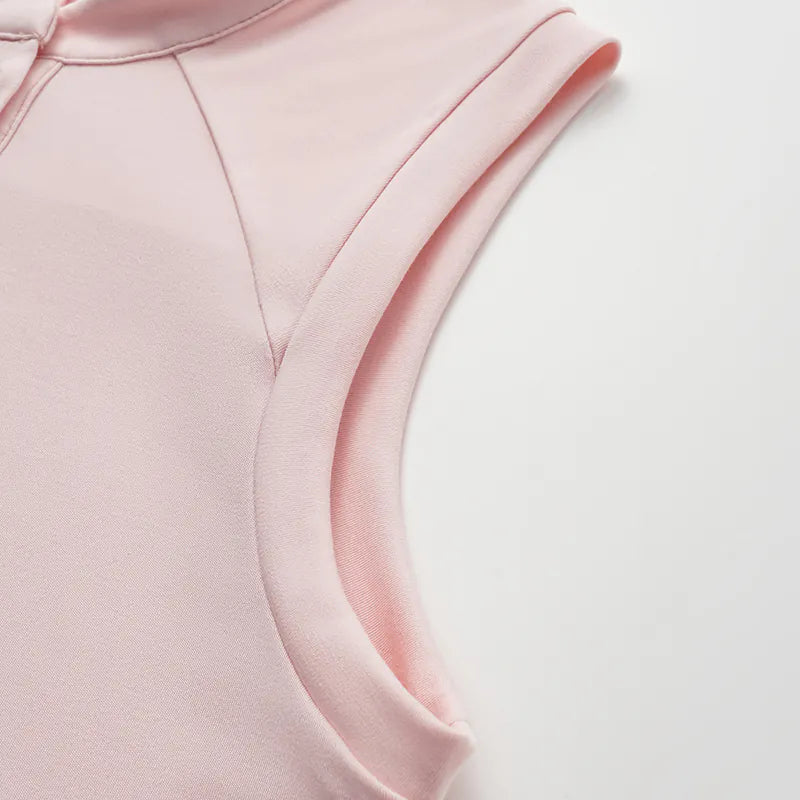 "Exquisite Daily" Ultra-soft Modal Vest - Cherry Blossom Pink 