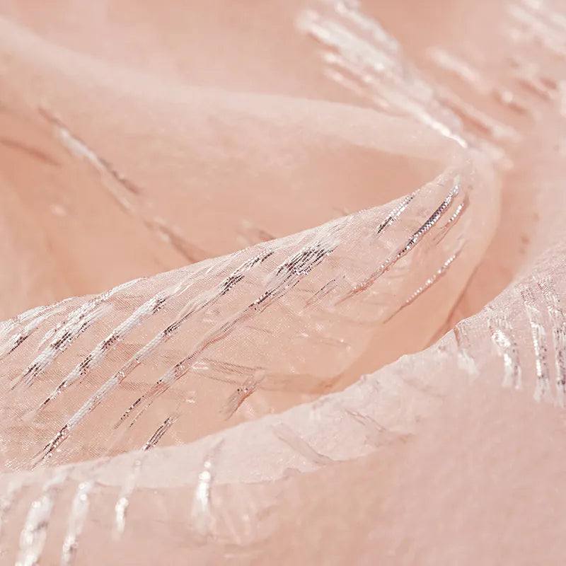 “Imperial Garden Teatime”  訂製提花面料輕國風馬甲背心 — 櫻花粉