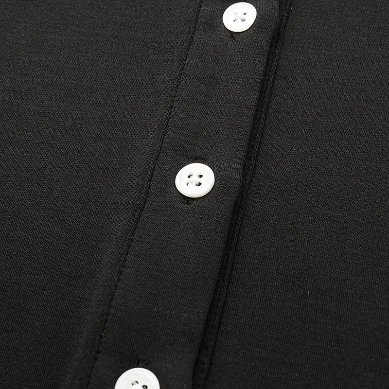 “精緻日常” 超柔莫代爾背心 — 黑色