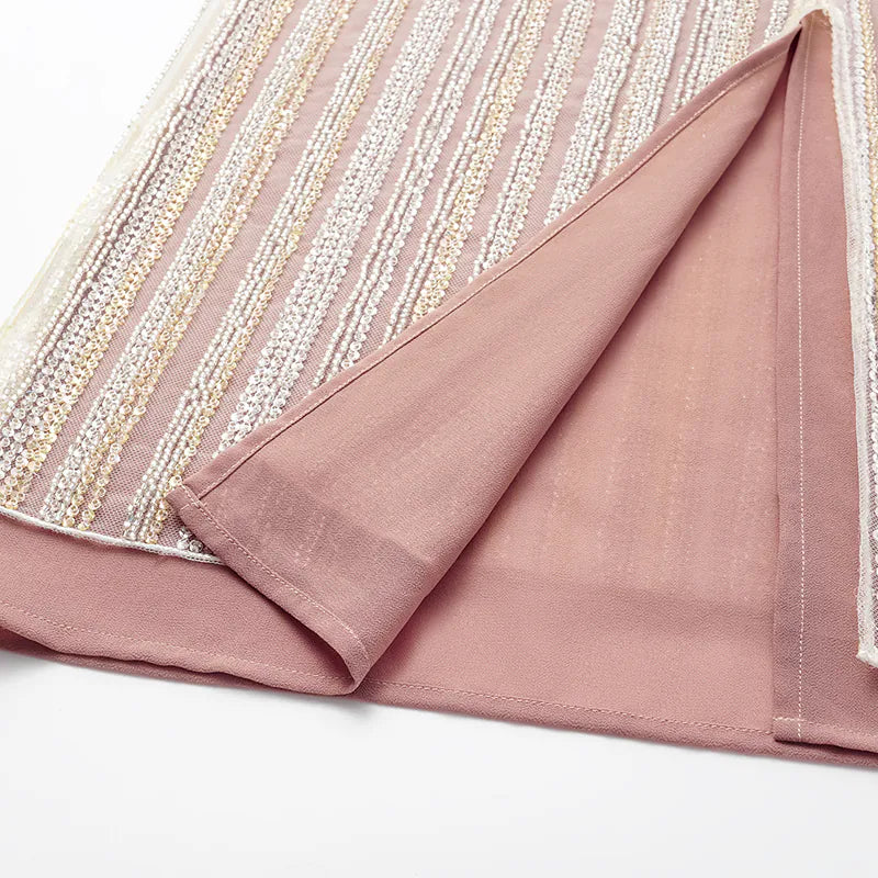 “Great Gatsby” 珠繡工藝鉛筆裙