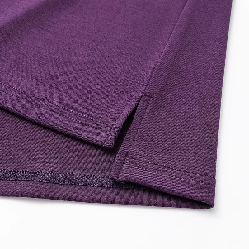 "Exquisite Daily" Ultra-soft Modal Vest - Grape Purple 