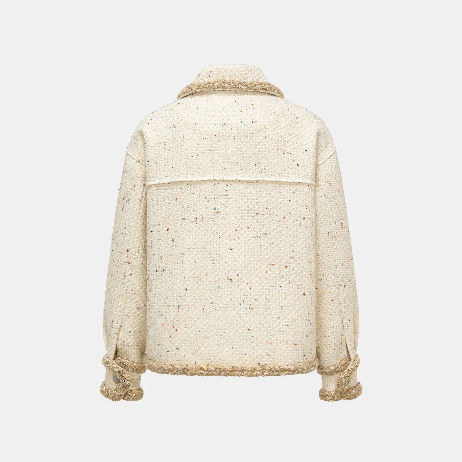 “Tokyo’Hours” Oversized花呢外套—Vanila Milk