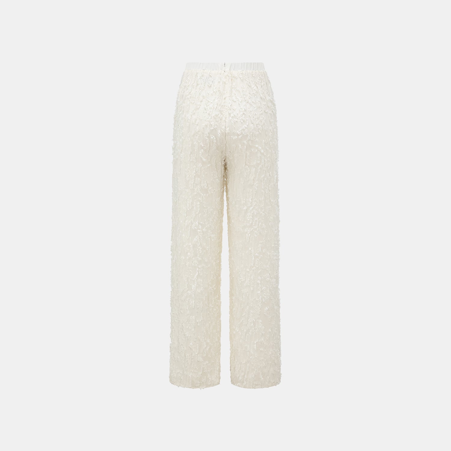 “春意” 燒花工藝超柔輕國風闊腿長褲