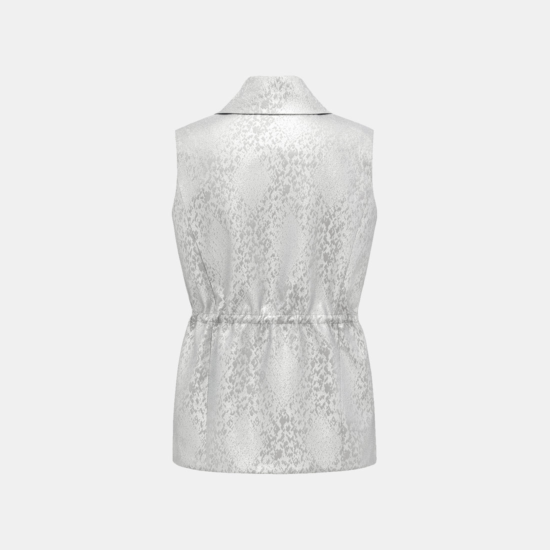 "春意"西班牙提花工藝狩獵收腰馬甲背心— 暮紫雲光